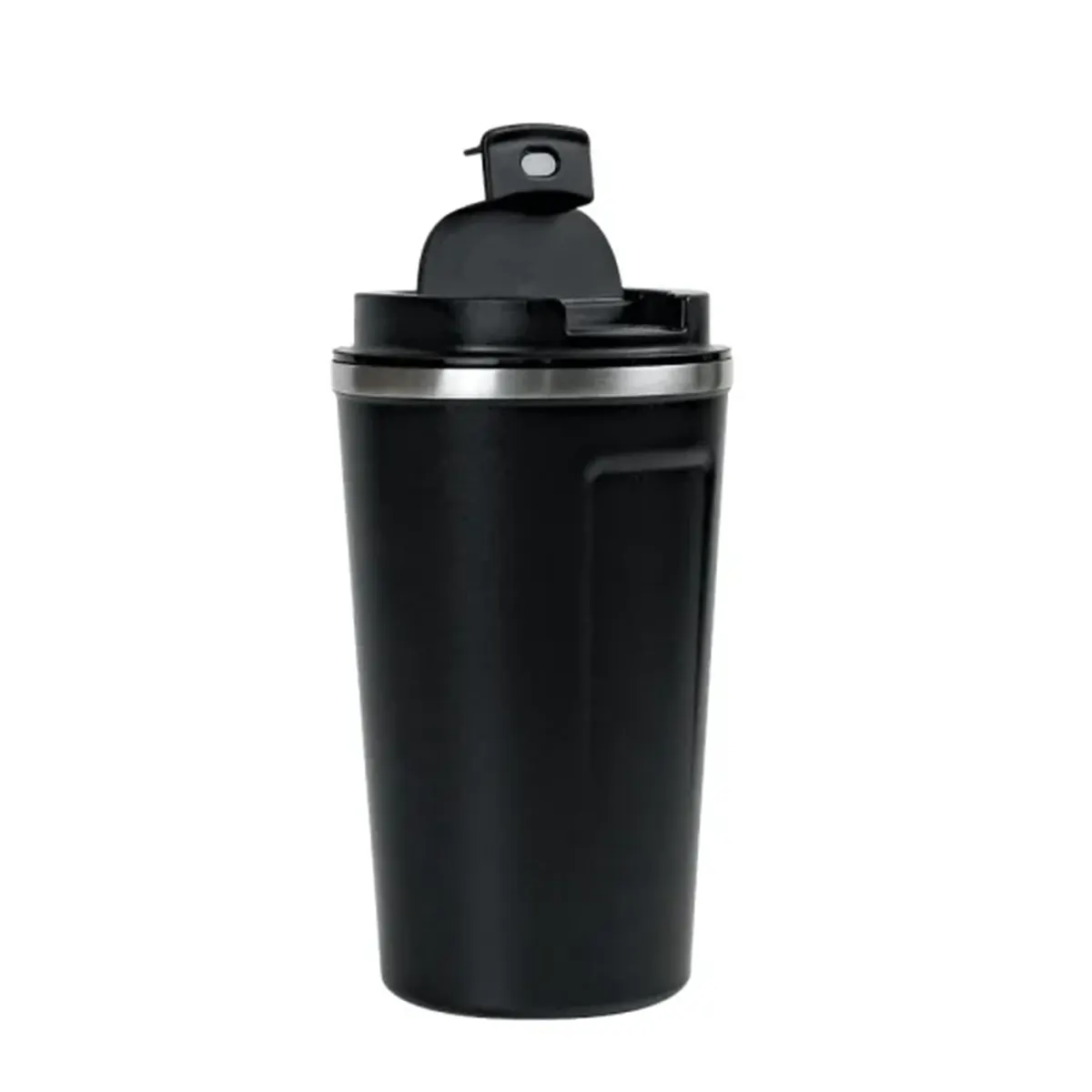 drinkwares -Black Stainless Steel Thermal Travel Mug