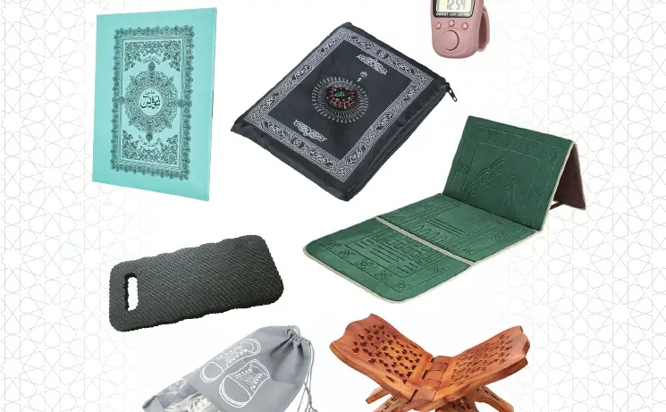 Prayer Support Kit — Hajj and Umrah pilgrim kit by Green Bags Saudi